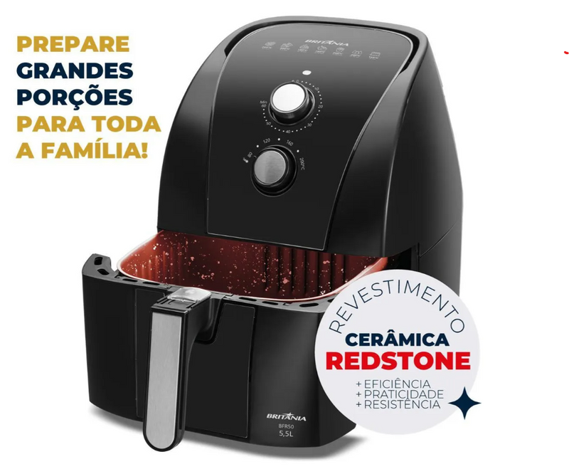 Fritadeira Sem Óleo Air Fryer 4l Mondial 1500W AFN-40-BFT